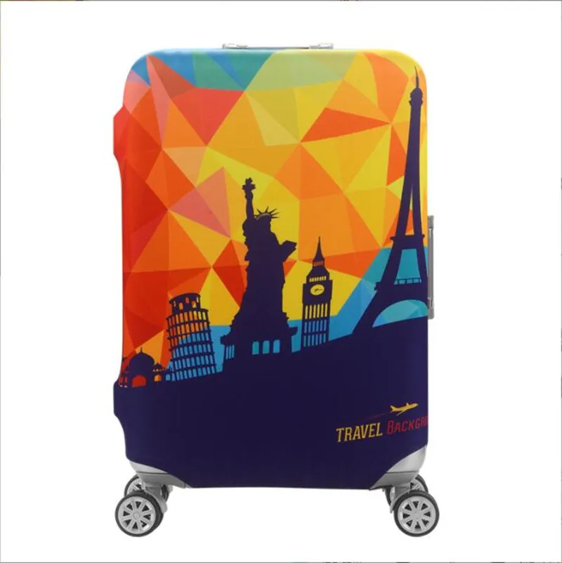 Thickened High Stretch Travel Luggage Cover Travel Case Dust Cover Trolley Luggage Stretch Cover for 18-32 Inch Travel Cases