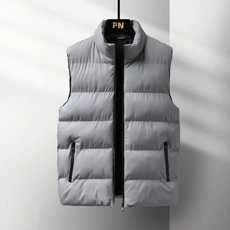 Men's Winter Vest Vest Sleeveless Cotton Jacket Casual Flexible Warm Winter Jacket