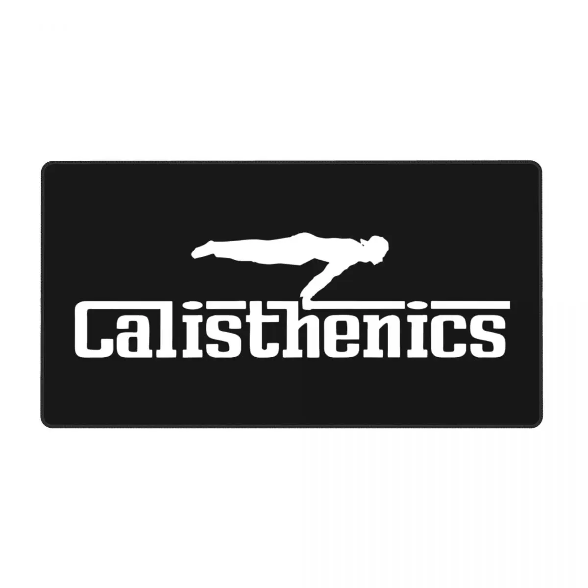 

Calisthenics Planche Gaming Mouse Pad Keyboard Desk Mat Sport Workout Fitness Gym Sports Body XL Printing Mousepad for Gamers