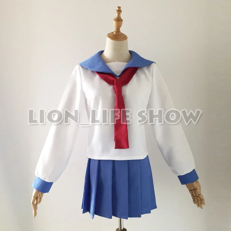 Pop Team Epic Popuko Pipimi Cosplay Costume School Uniform Complete Outfit