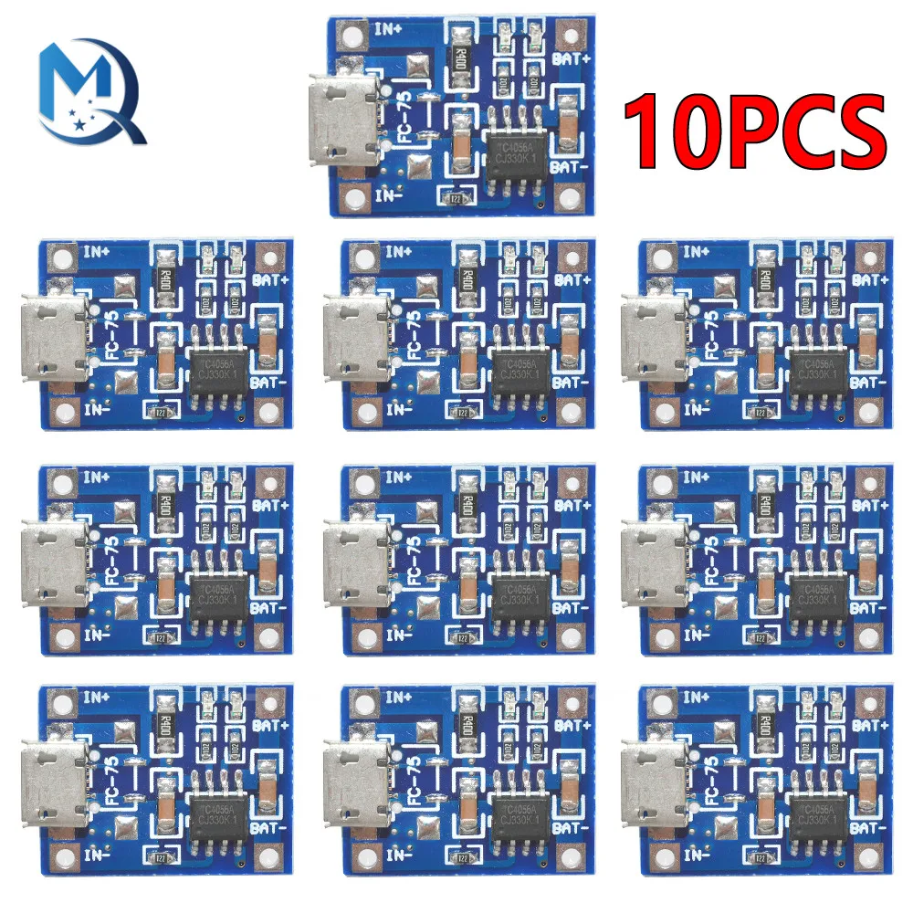 Micro USB 5V 1A 18650 TP4056 модуль зарядного устройства литиевой батареи зарядная плата с
