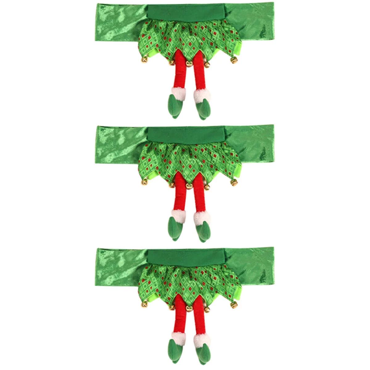 

3x Holiday Table Decorations Santa Chair Backs Christmas Chair Backs Christmas Table Decorations Santa Chair Backs