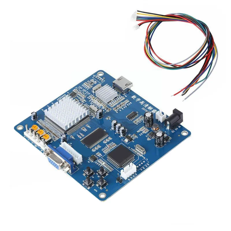 Плата преобразователя видеовыхода HD VGA/RGB/CGA/EGA/YUV в HDMI совместимый с