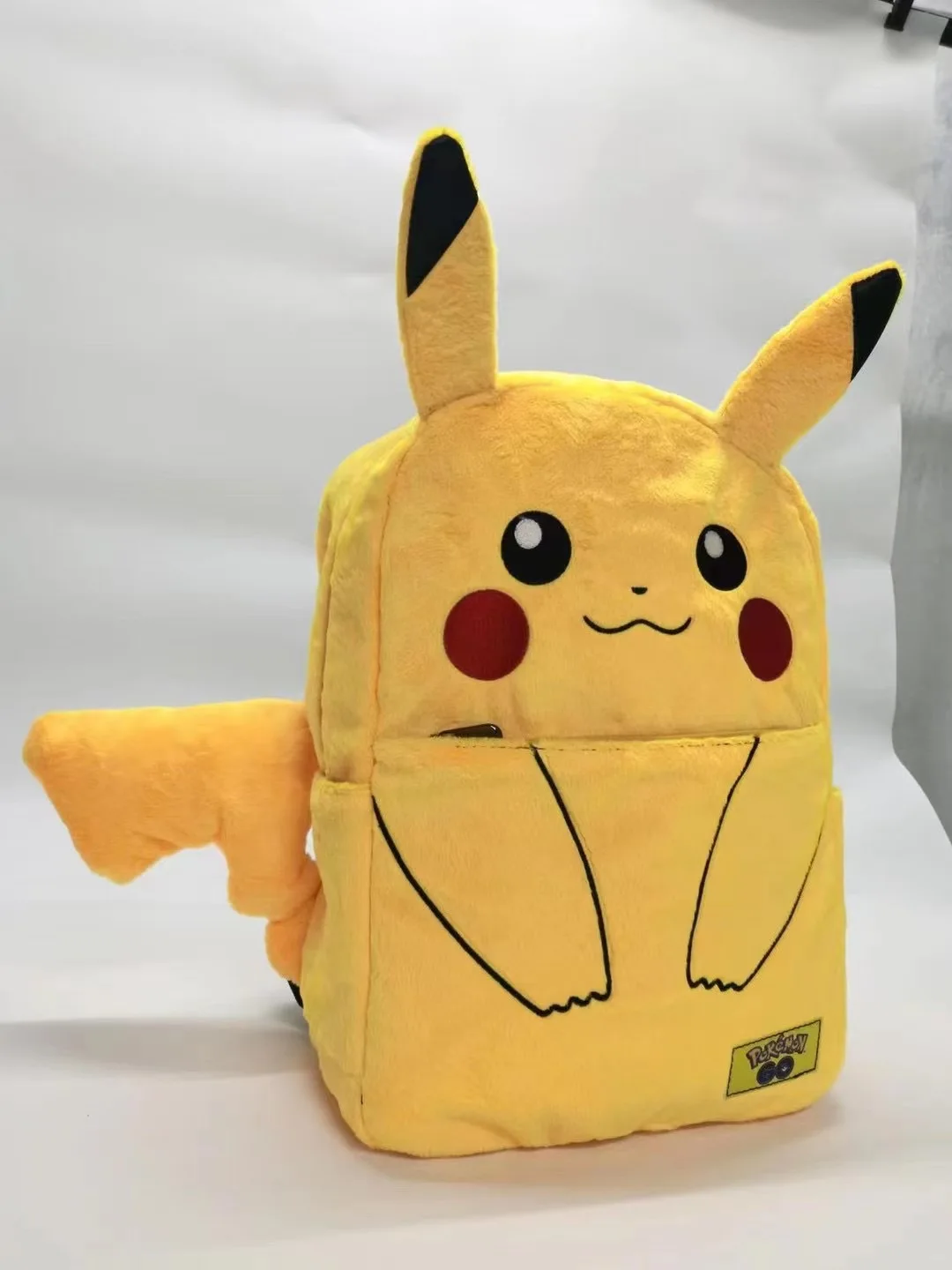 Pokemon GO Pikachu Plush Backpack Boy and Girls School Bags Cute Anime Stitch Gengar Student Travel Backpack for Girls