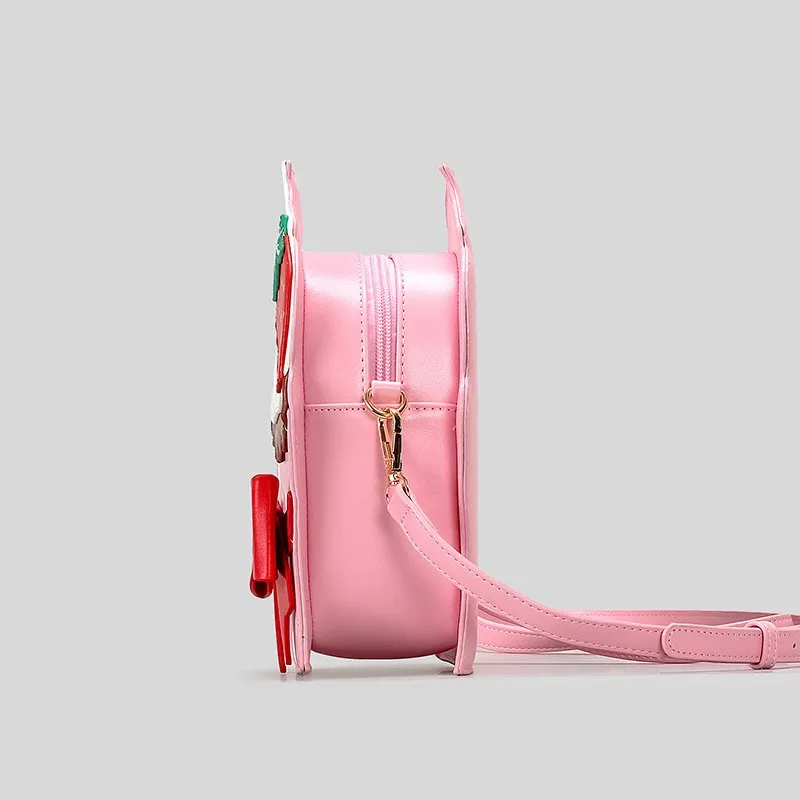 2025 Новая милая дизайнерская женская сумка через плечо с клубничным тортом