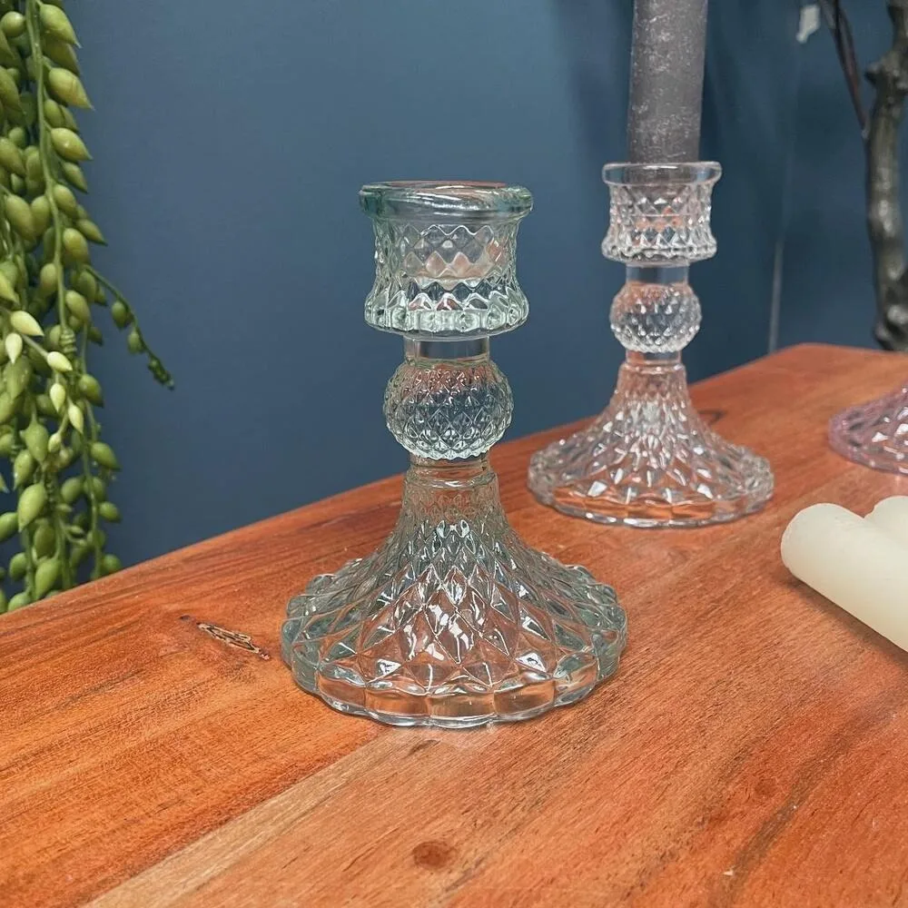 Gift Party Supplies Home Decoration Candle Holder Home Decor Crystal Clear Festival