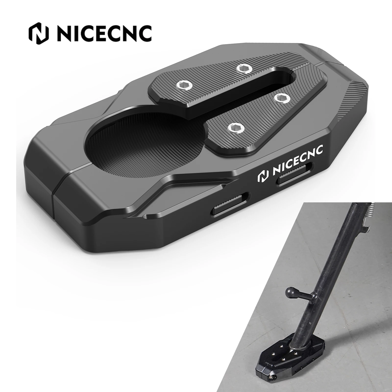 

Удлинитель подставки для мотоцикла для BMW R1250GS R 1250 GS 2019-2023 R1200GS R 1200 GS 2016-2018, увеличительная пластина боковой подставки