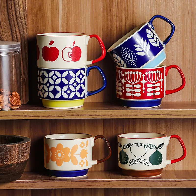 Creative Ceramic Mug Coffee Water Japanese Korean Ins Style Mugs |