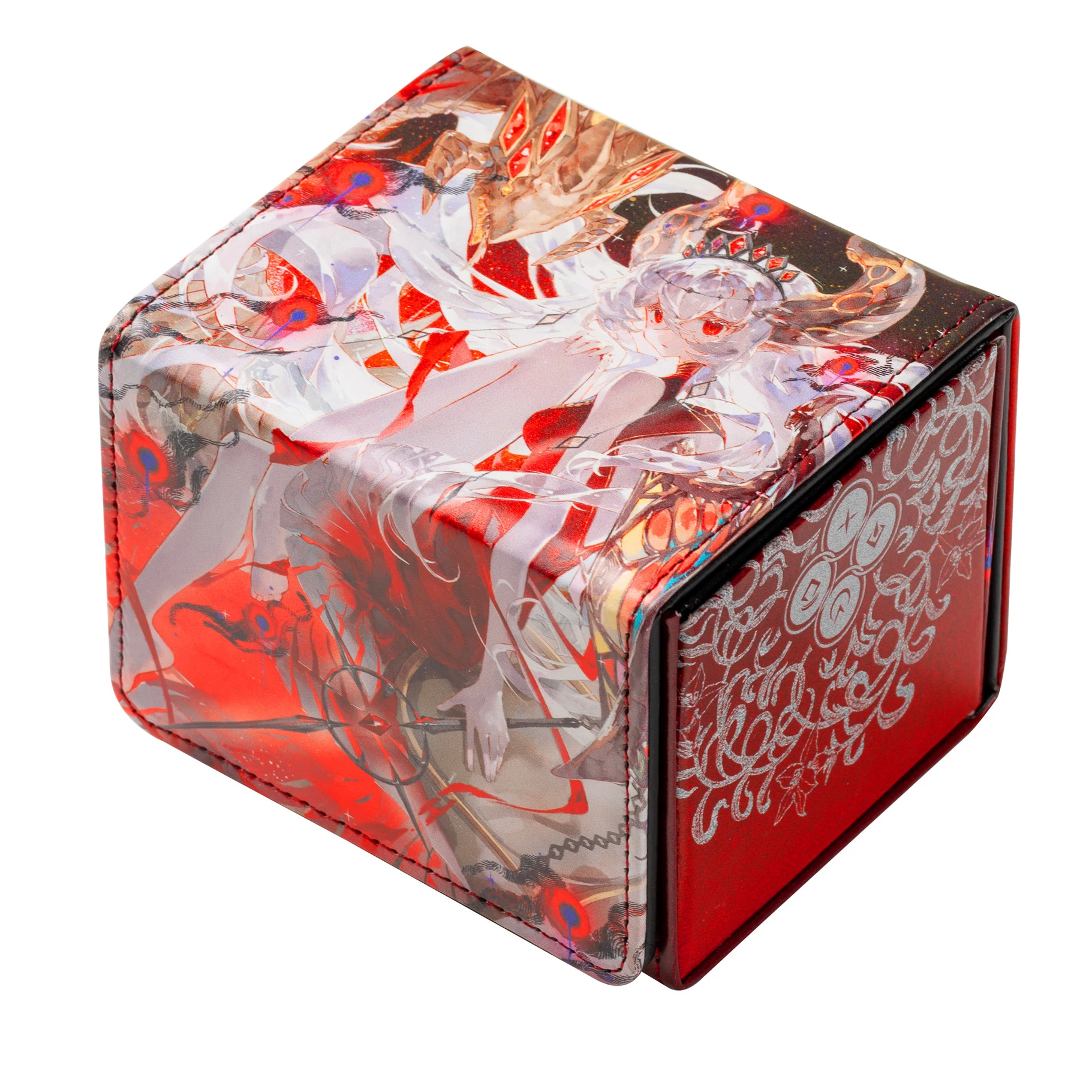 Yugioh Blazing Cartesia, The Virtuous Deck Box Yu-Gi-Oh! TCG OCG PTCG Коллекционные карточки Коробка для хранения из искусственной кожи 100+ (art.: 3920cff45ec6b) - 3920cff45ec6b