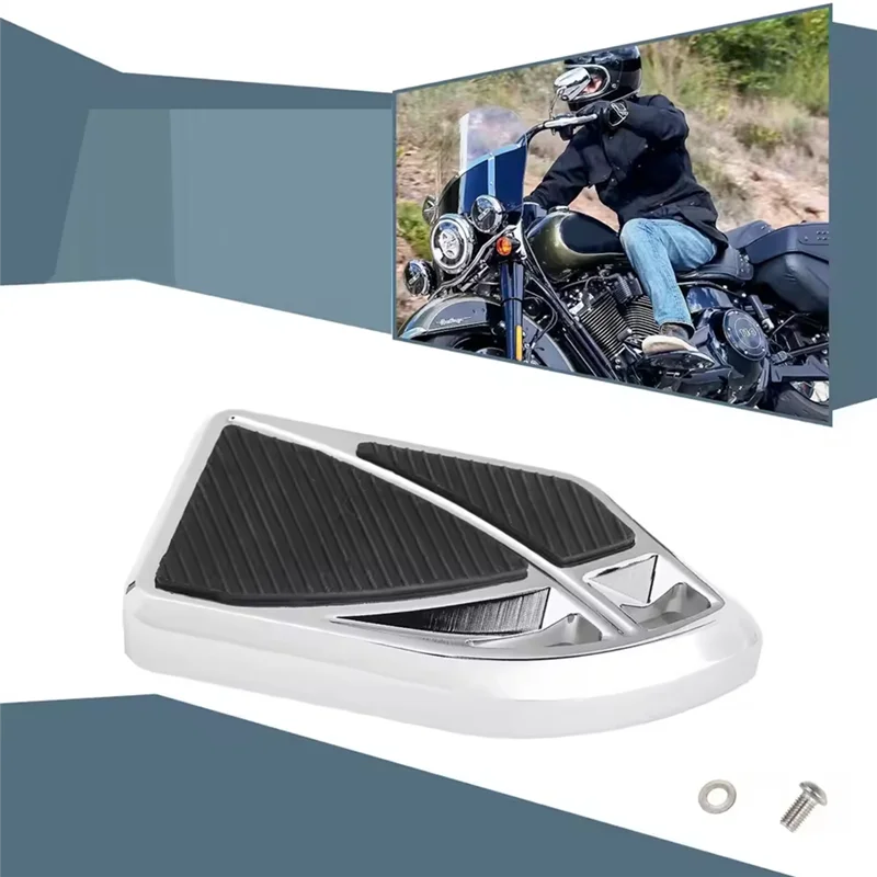Фото Для совместимого удлинителя педали тормоза для Softail Fat Boy Slim Deluxe Touring Road King Electra Street Glide CVO Trike №5
