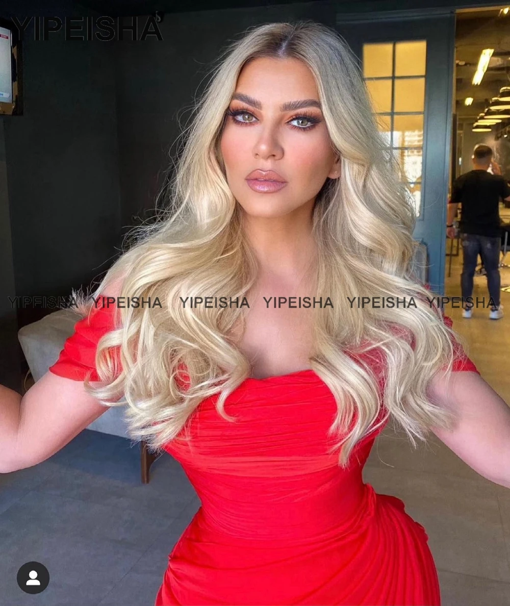 Yipeisha Red High Split Homecoming Dresses Off-shoulder Chiffon Ankle Length Dance Wear Robe de Cocktail Prom Gown images - 6