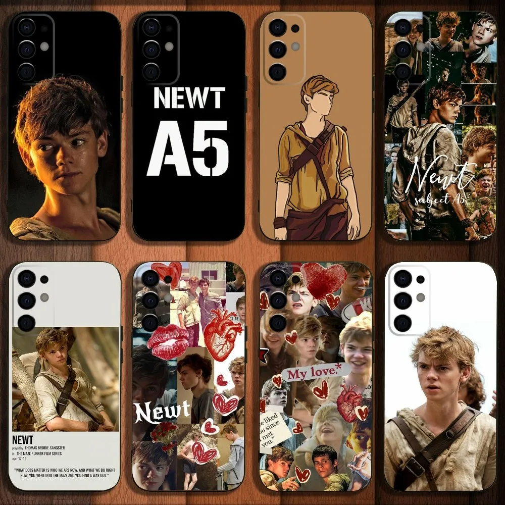 Newt The M-Maze R-Runner Phone Case For Samsung S24 S21 S22 S23 S30 Ultra S20 Plus Fe Lite Note 10 9 5G Black Soft Cover