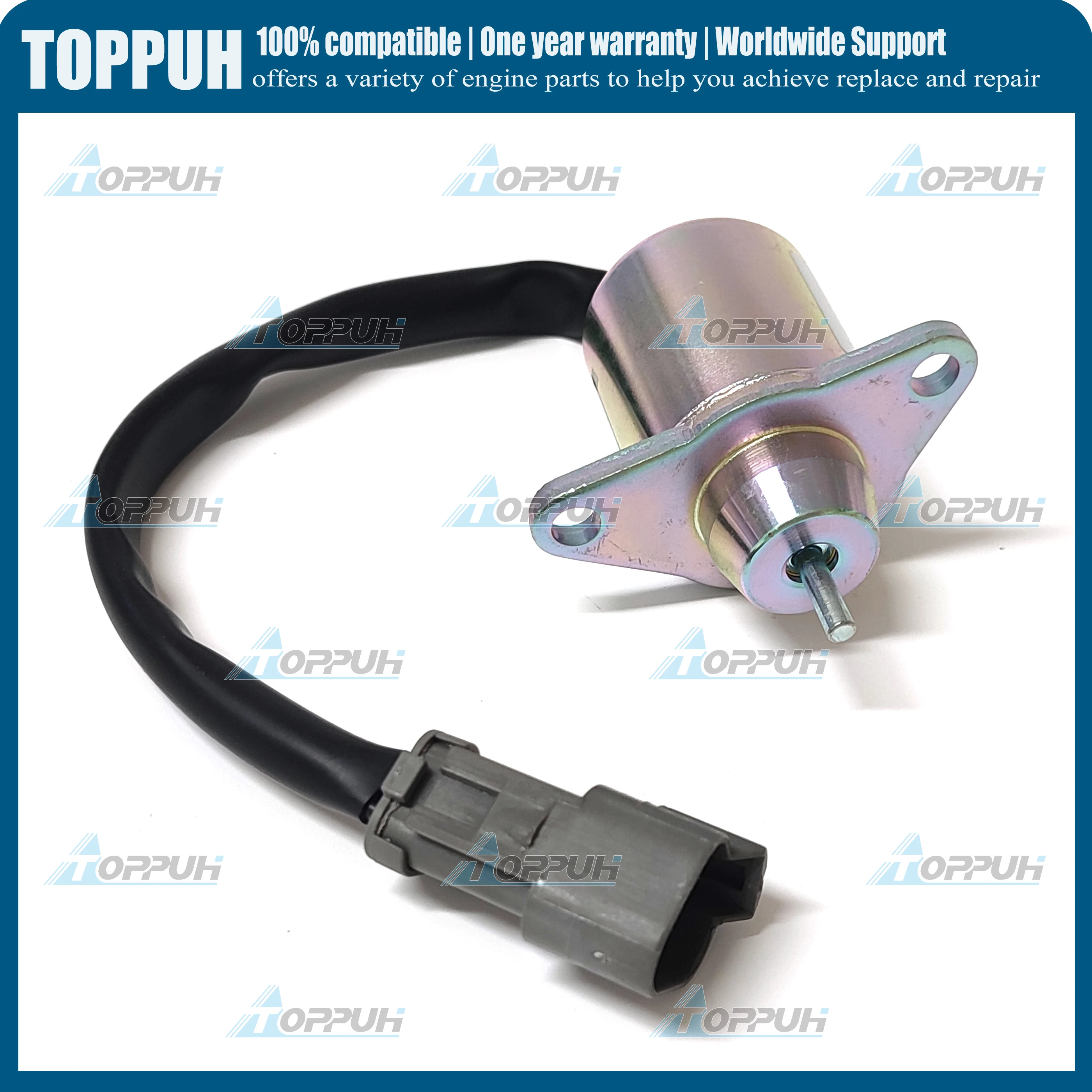 TK 41-6383 Соленоод остановки отключения 12 В для Thermo King Yanmar 41-4306 1503ES-12S5SUC11S SA-4920 SA-4564 SA-4817