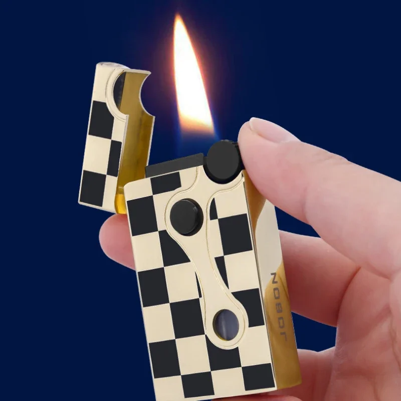 Новая металлическая уличная ветрозащитная бутановая газовая зажигалка JOBON с