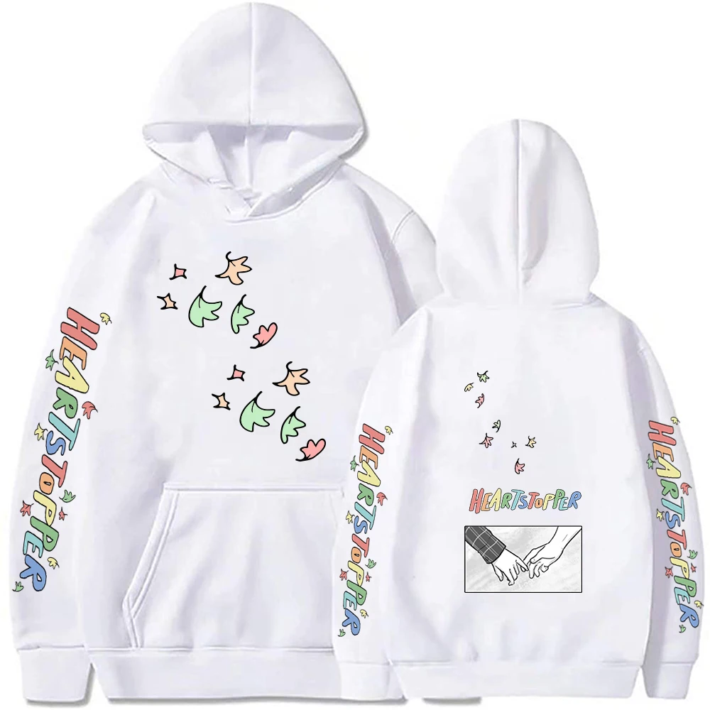 

Heartstopper Hoodie Romance Tv Series Men Clothing Sweatshirts Pullover Streetwear Tops