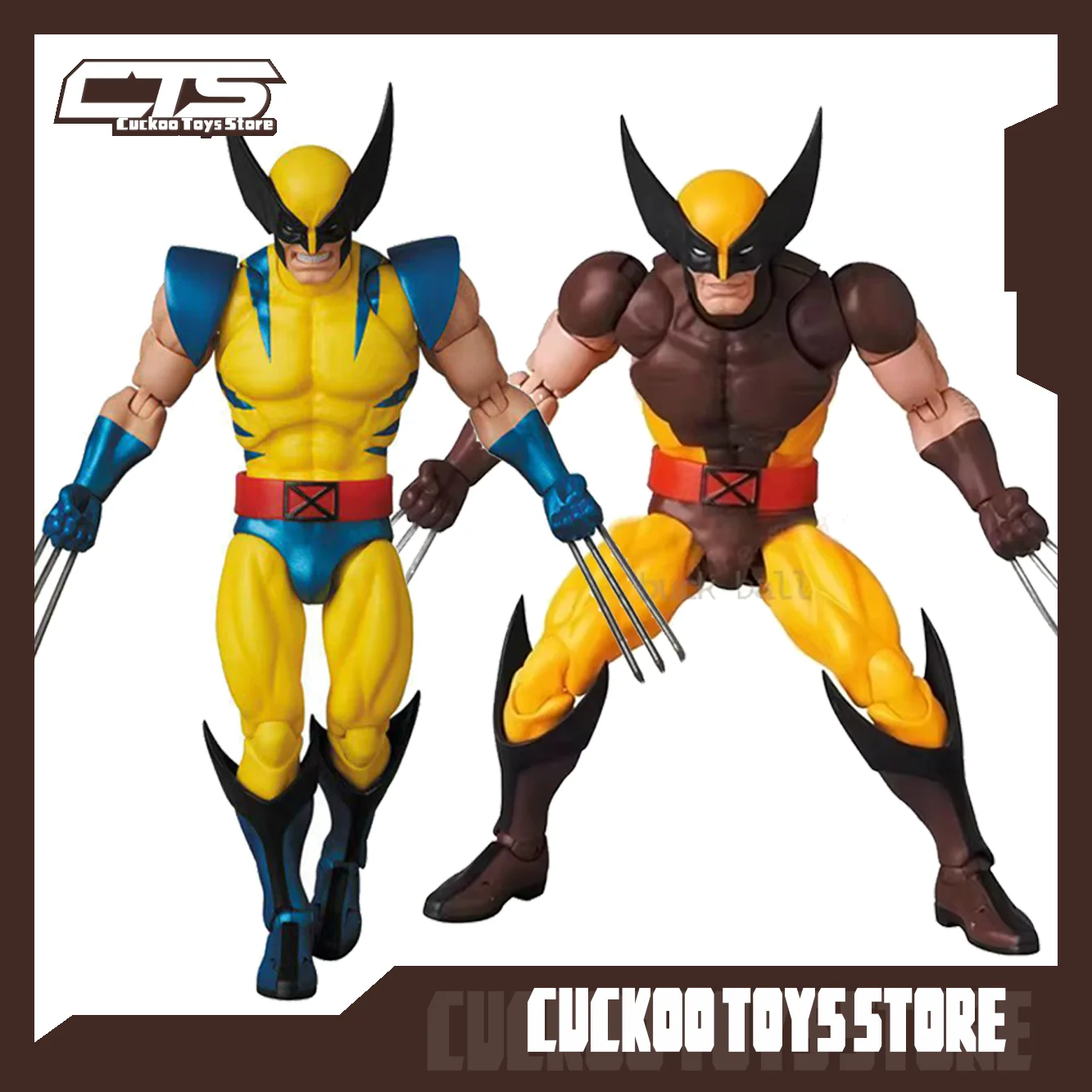 Новая фигурка Росомахи Ct Toys Mafex 138 коричневая комиксов Люди Икс подвижная модель Ko