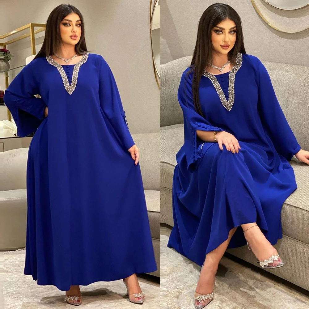 

Женское длинное платье-макси для вечеривечерние, в арабском стиле