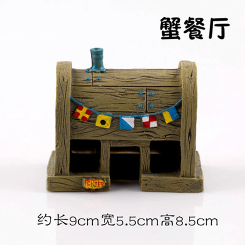Underwater Comic Plants Pineapple House Fish Hiding Play Home Shrimp Nest Tank Decor Aquarium Decoration |