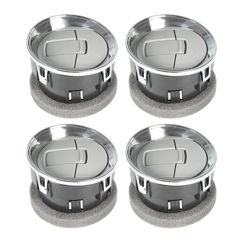 

4Pc for Ford F-150 2009-2014 Dash Vent Air Outlet Dashboard AC Heater Air Vent Chrome CL3Z19893EA / 9L3Z19893CA