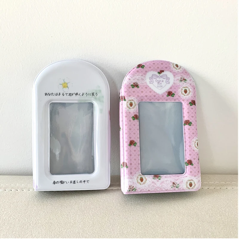 

3 Inch 20 Sleeves INS With Buckle Photocard Holder Star Chasing Album Collection Book Photo Album Cartoon Storage Photo Album