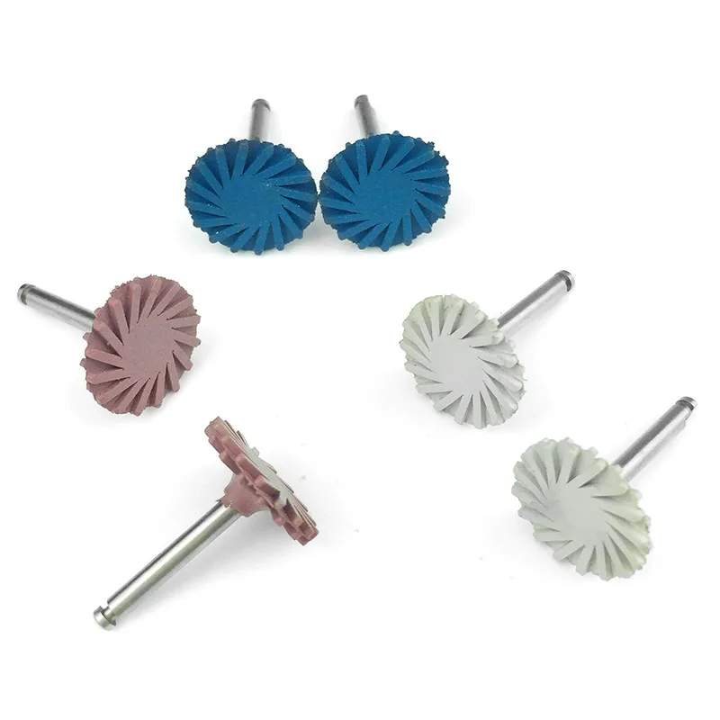 

6pcs/Box Dental Composite Polishing Disc Kit Rubber Diamond Polishing RA Disc Kit Dental Tool
