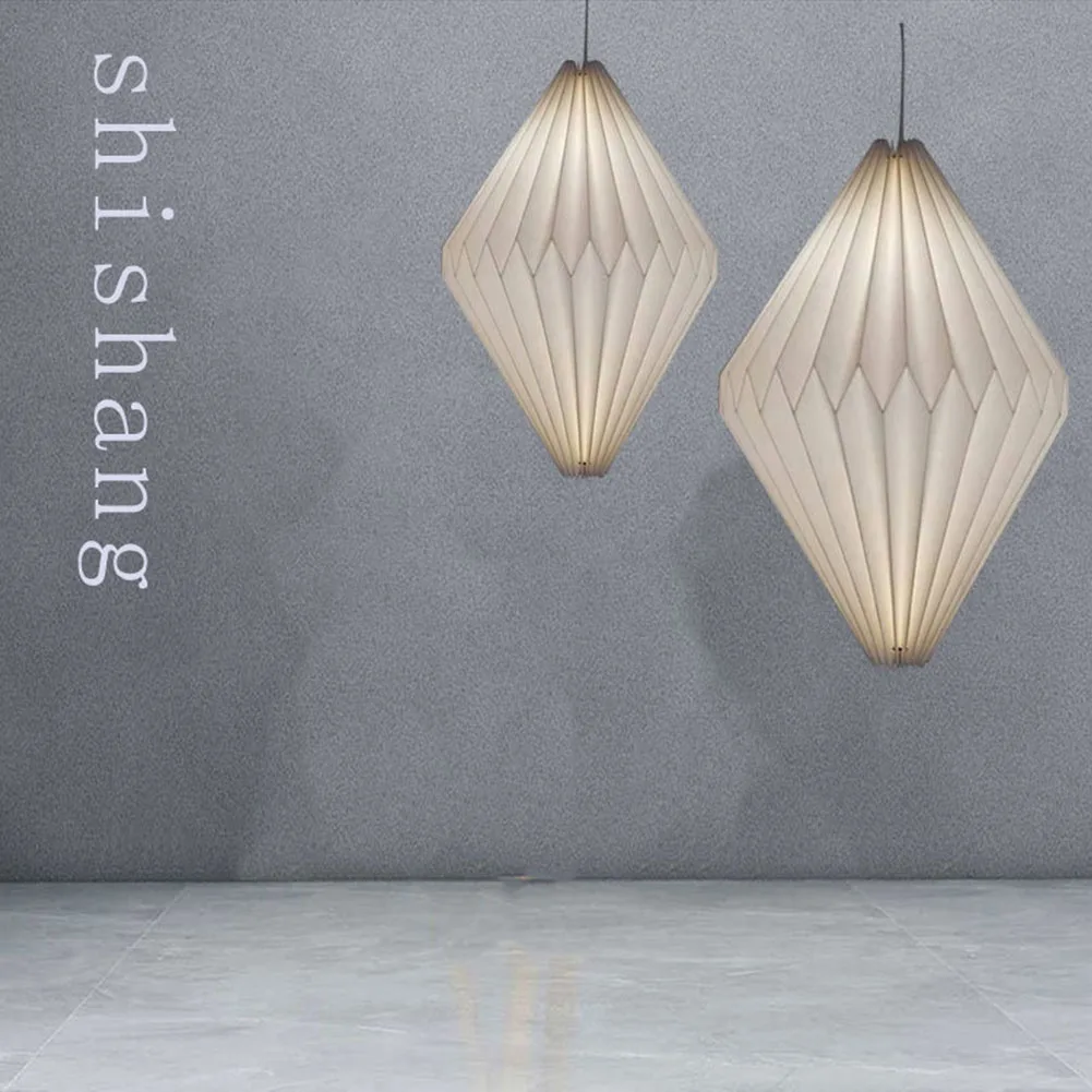 

33/35/43cm Garlic head/Diamond/Pumpkin Shape Paper Lantern Lamp Shade Nordic Creative Style Light Living Room Bedroom Decoration