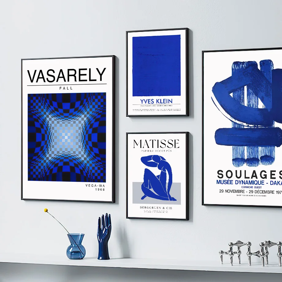 Абстрактный плакат на холсте