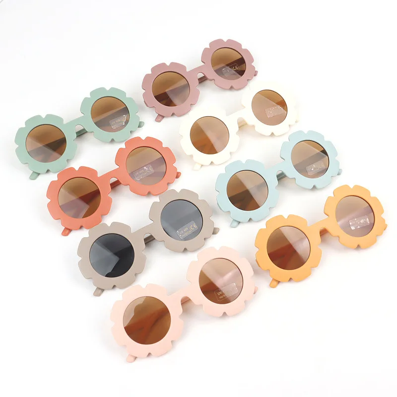 

Детские солнцезащитные очки, Корейская версия, Новые цветочные очки, Morandi цвет, детские солнцезащитные очки с защитой от ультрафиолета, солнцезащитные очки