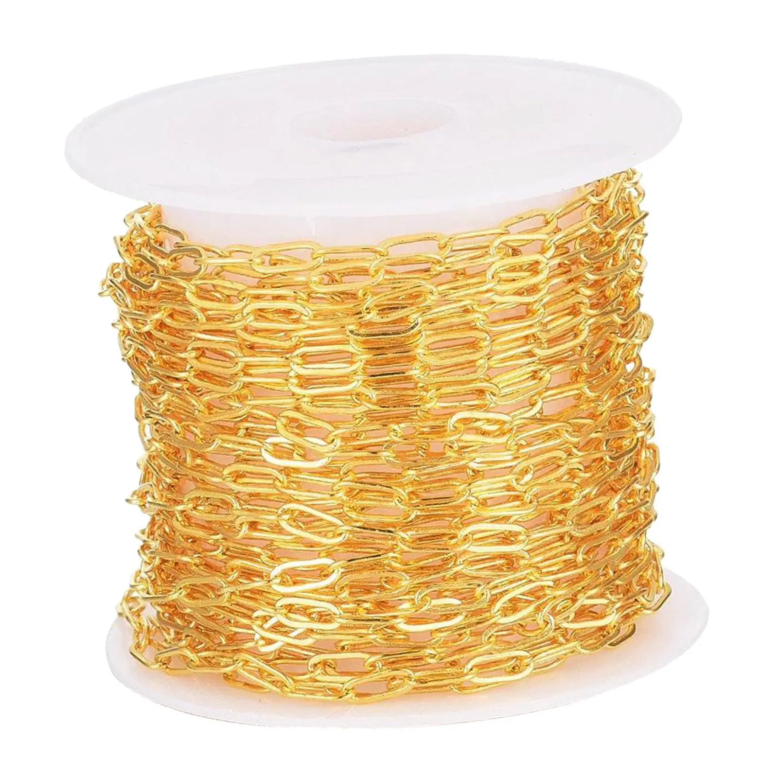 

Making Gold Paperclip Chain Cable DIY Necklace Pendant Charm Crafting