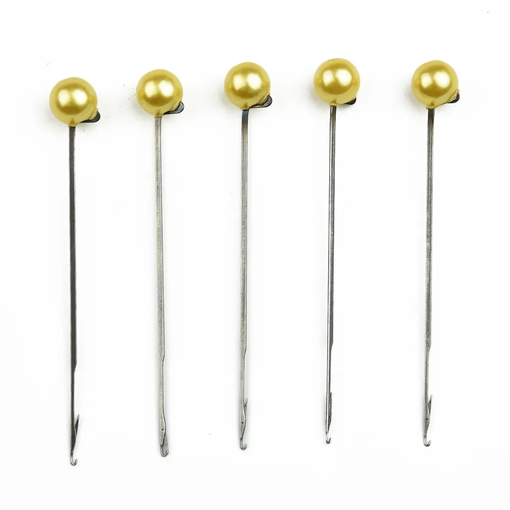

5Pcs Baiting Needles Carp Fishing Boilie Needles Lead Core Rigs Splicing Tools 7.5cm Iscas Pesca Fishing Tackle Tools Accessory