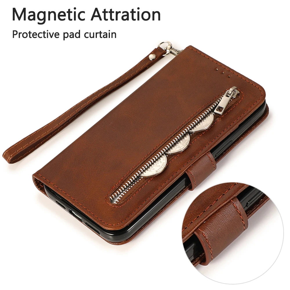 leather phone bag case for xiaomi poco x3 nfc 11t redmi 10 note 10 9 pro lite luxury flip wallet card slots magnetic cover coque free global shipping