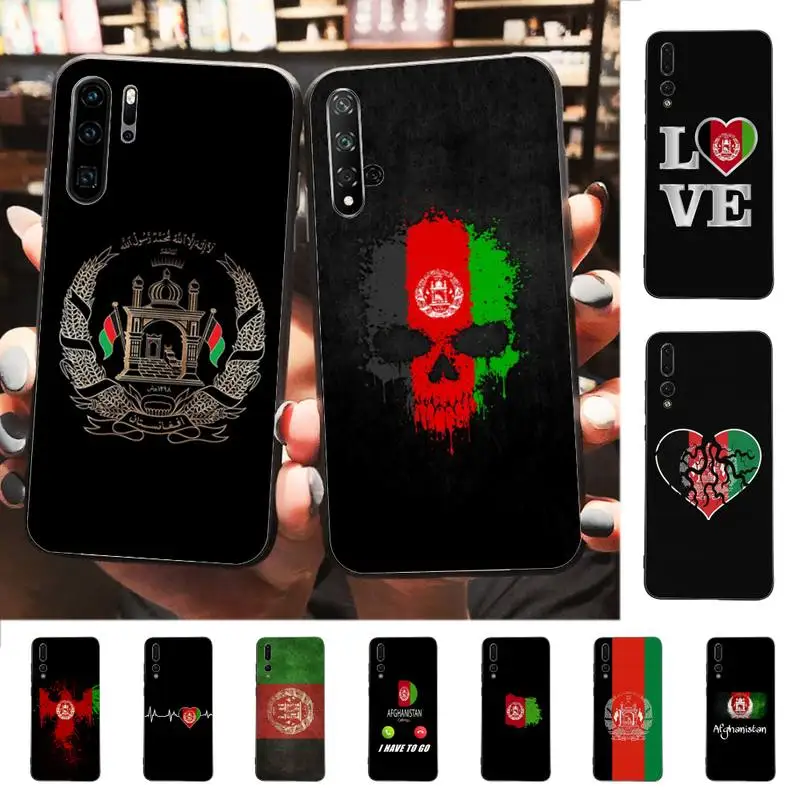 

Чехол для телефона с флагом Афганистана для Huawei P30 40 20 10 8 9 lite pro plus Psmart2019
