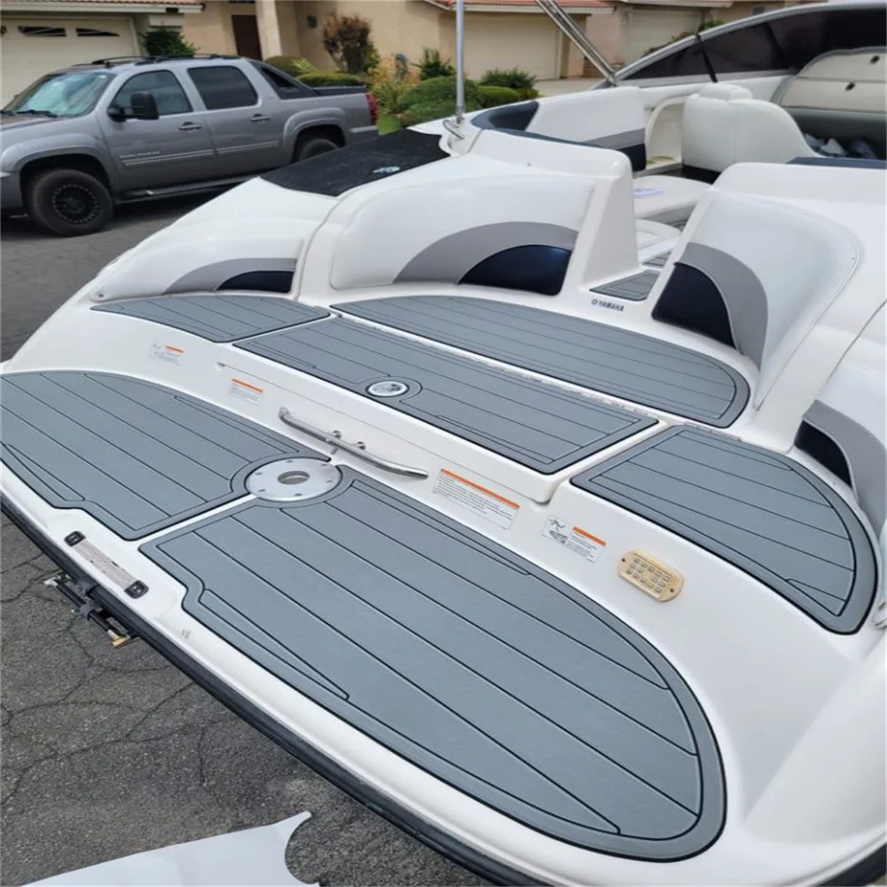 Ya-ma-ha LS Swim Platform Pad Boat EVA Foam Faux Teak Deck Floor Mat Seadek MarineMat Gatorstep Style Самоклеящийся