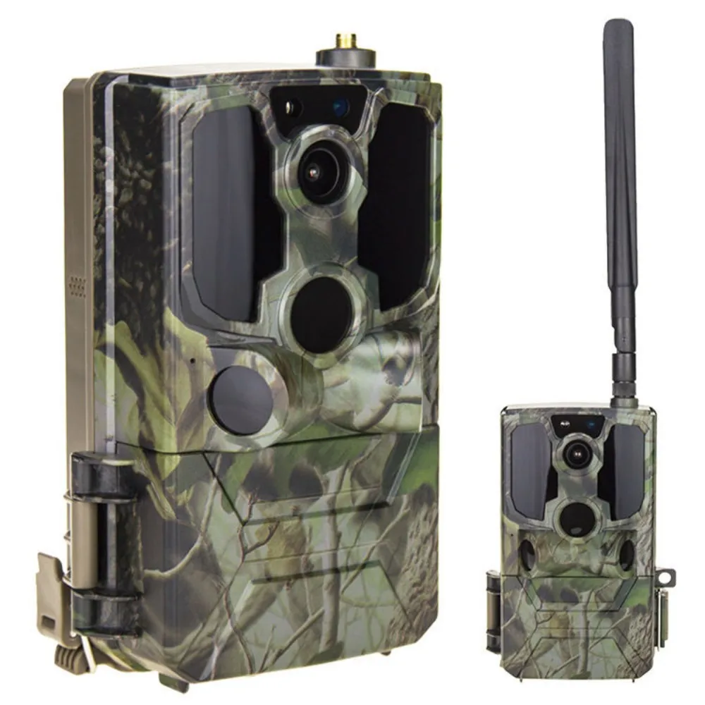 4G LTE 2.7K HD Video Cellular Wildlife Game Trail Camera Traps with Live Video Cloud Storage APP Settting For Home Security