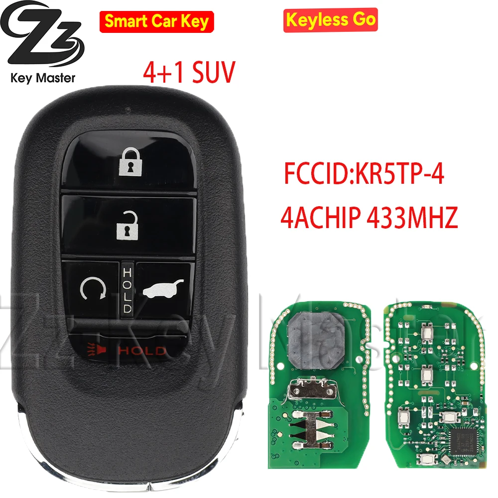 

Чип для Honda Accord Pilot HR-V CR-V Civic KR5TP-4 433 МГц 4A для 2022 2023 2024 2025 72147-3A0-A01 A3C0775510100