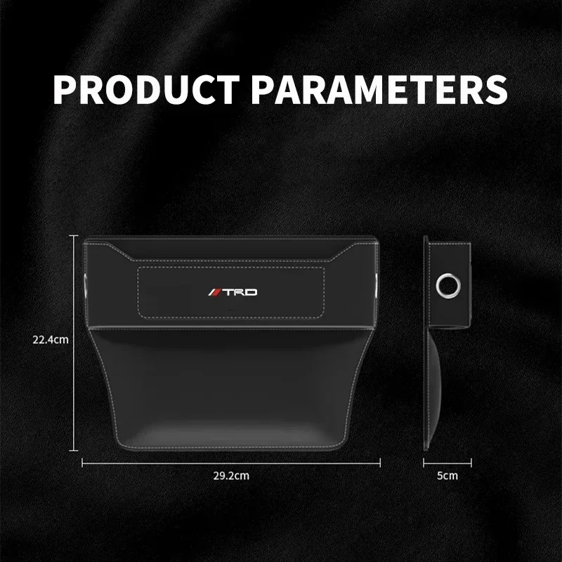 Ящик для хранения автомобильного сиденья кожаный щелевой боковой карман кошелек