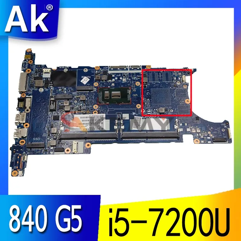 

HSN-I13C 6050A2945601 For HP EliteBook 840 G5 850 G5 ZB15U G5 ZB14U G5 Laptop Motherboard L15514-001 L15514-601 with i5-7200U