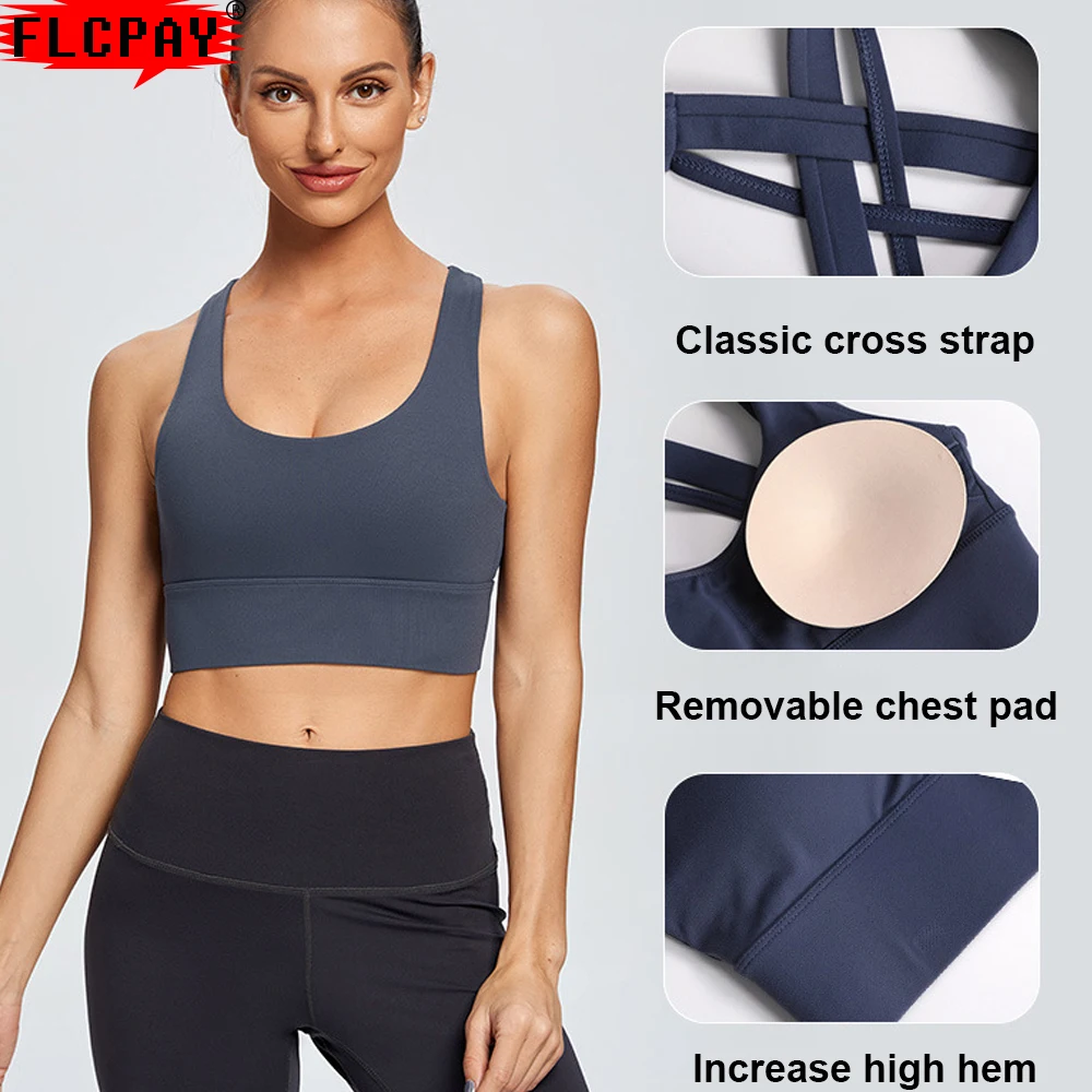 

Весенне-Летнее спортивное нижнее белье, женский большой противоударный жилет для бега, можно носить, Йога, фитнес-корсет BigBra