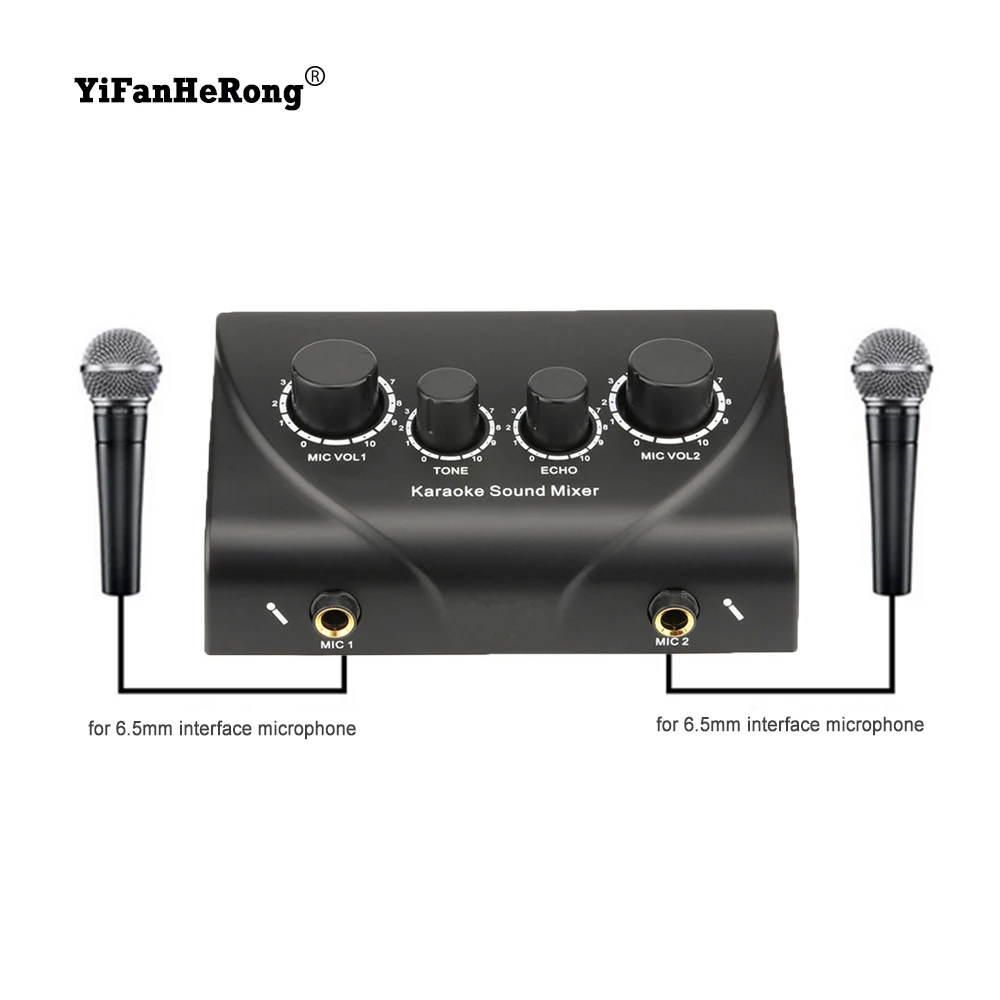 

Karaoke Sound Mixer Professional Audio System Portable Mini Digital Audio Sound Karaoke Machine Mixer System Karaoke Player
