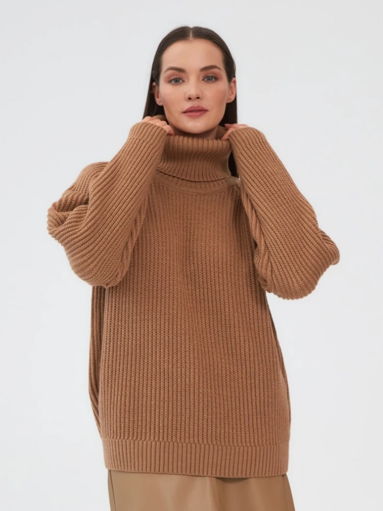 

Casual Cashmere O Neck Long Sleeve Knitted Sweater Women Simple Solid Elegant Pullover Lady Loose Soft Knitwear Jumper