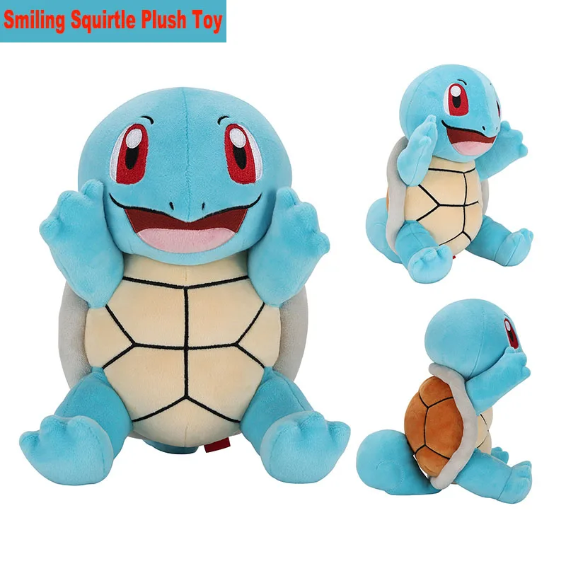 

2023 New 100% Genuine Edition Smiling Squirtle Plush Toy Squirtle Stuffed Plush Toy For Childrens Day Birthday Christmas Gift