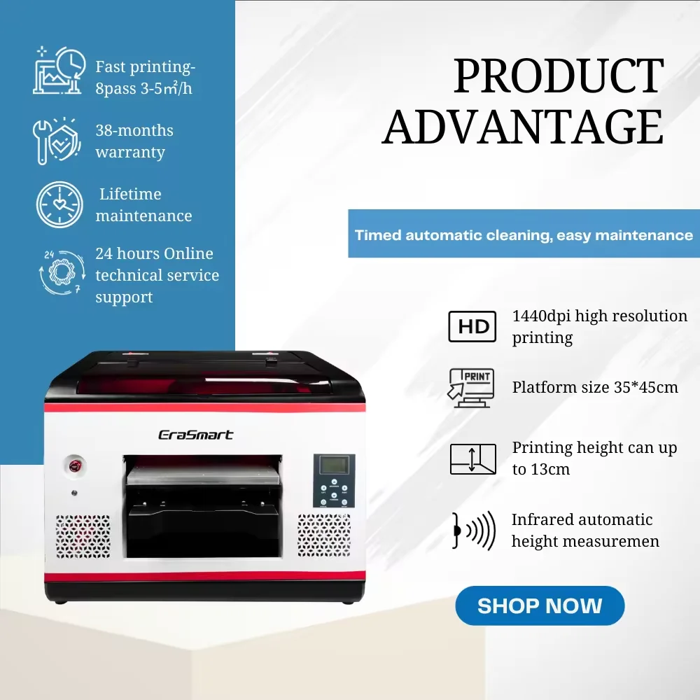 Новинка цифровой планшетный компьютер 3545 дюйма с УФ-печатью A3 УФ-принтер для