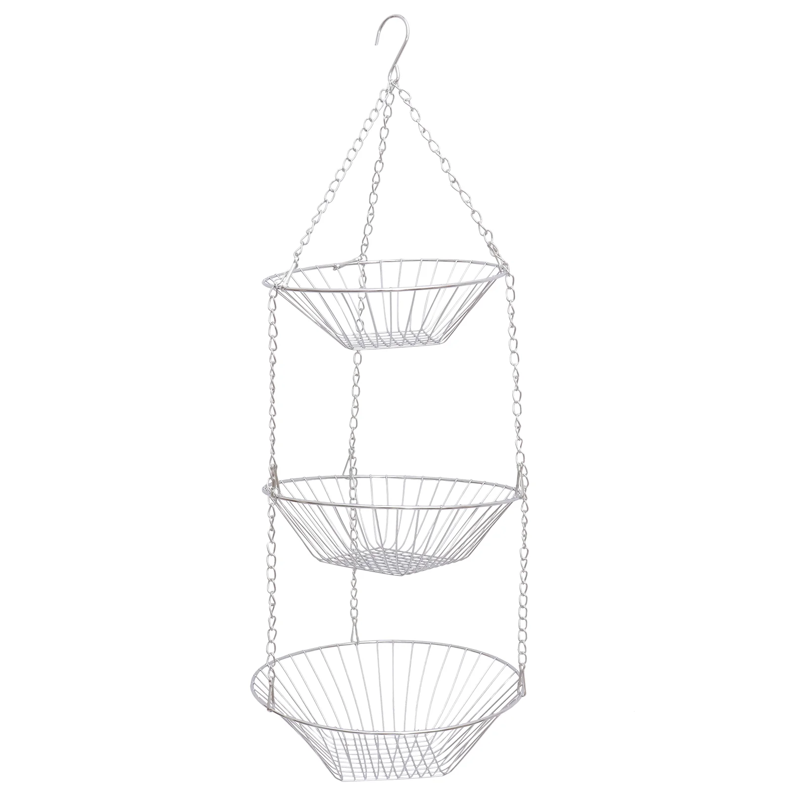

Hanging Basket Fruit Basketskitchen Wire Vegetable Bowl Display Drain Drainer