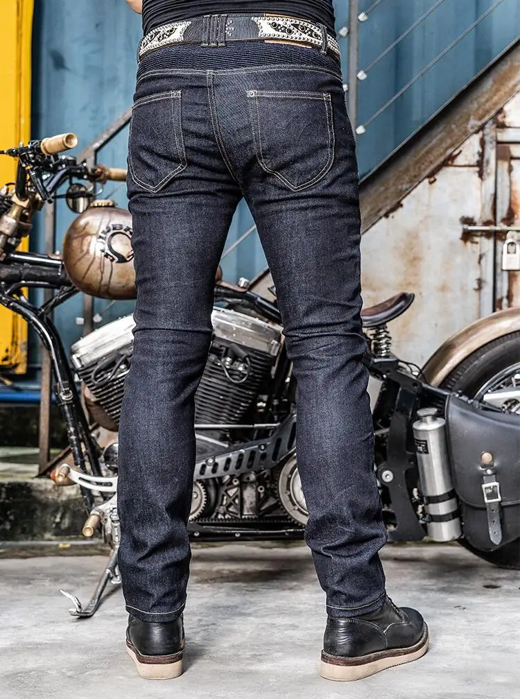 Мотоциклетные брюки Uglybros Four Seasons Slim Fit, эластичные, для мотокросса, в стиле ретро, модные, для гонок по бездорожью, с защитой от падений (art.: 3920dbbd407ab) - 3920dbbd407ab