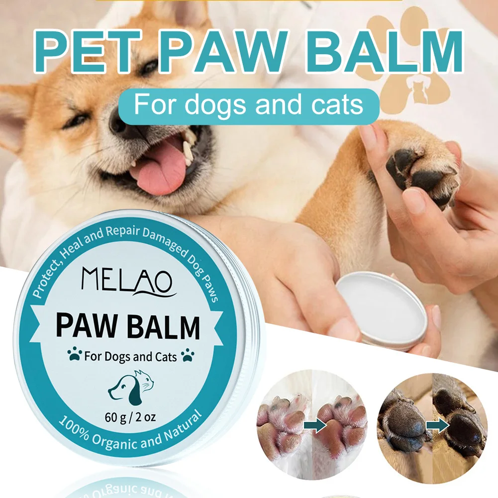 

New 60g Pet Paw Protection Balm Anti-Cracking Pet Claw Nose Care Creams For Cat Dog Paw Moisturizing Hydrating Cream Pet Care