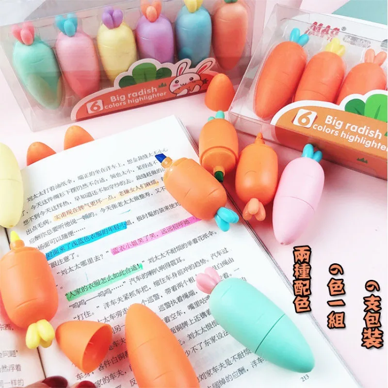 

Carrot Pen Online Celebrity Gift Highlighter Mark Key School Supplies Mark Color Highlighter A Wholesale.