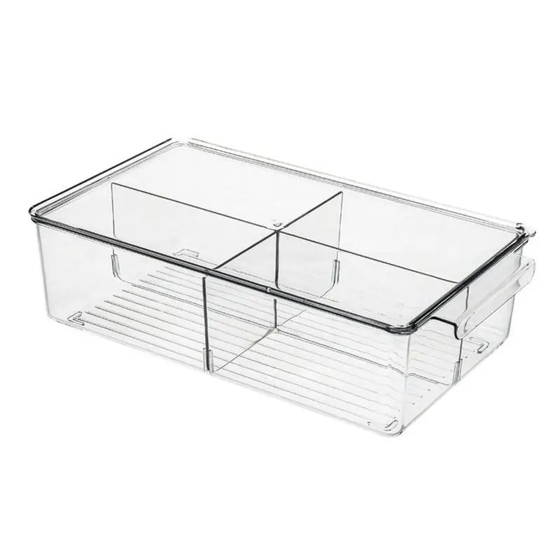 

Прозрачные зеркальные контейнеры для хранения пищевых продуктов, герметичные зеркальные контейнеры для холодильника, прозрачные банки для фруктов