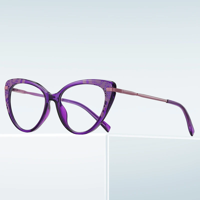

Butterfly Anti Blue Light Glasses Frame Transparent Ladies Retro Eyewear Italian Handmade Brand Eyeglasses For Optical Lenses