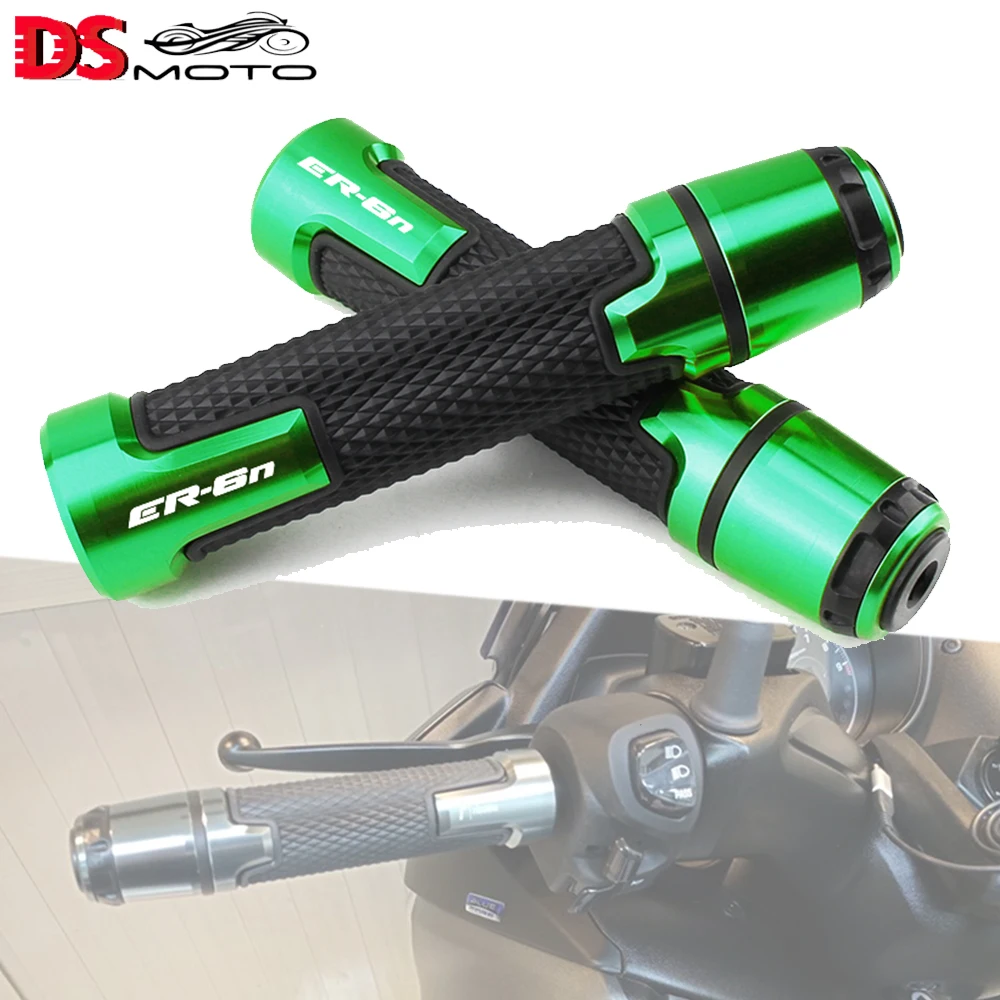 

For KAWASAKI ER6N ER-6N ER 6N 2009-2017 7/8"22MM Brand New Motorcycle CNC Aluminum Accessories HandleBar Grips Outdoor Equipment