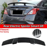 car electric rear spoiler wing trunk tail remote control modification accessories sedan for nissan sunny 2011 12 13 14 15 2016